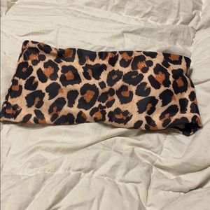 Leopard Swimsuit Top